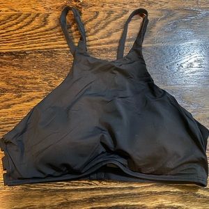 High Neck Black Bikini Too